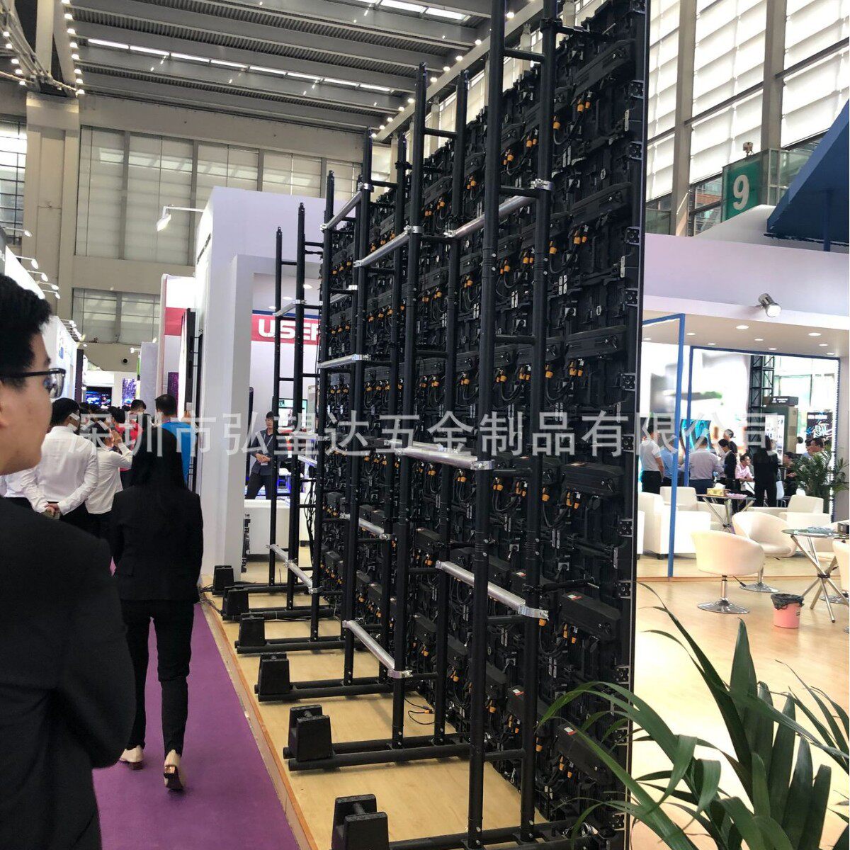 厂家供应舞台支架铝合金舞台背架日字架广告音响灯光架舞台设备