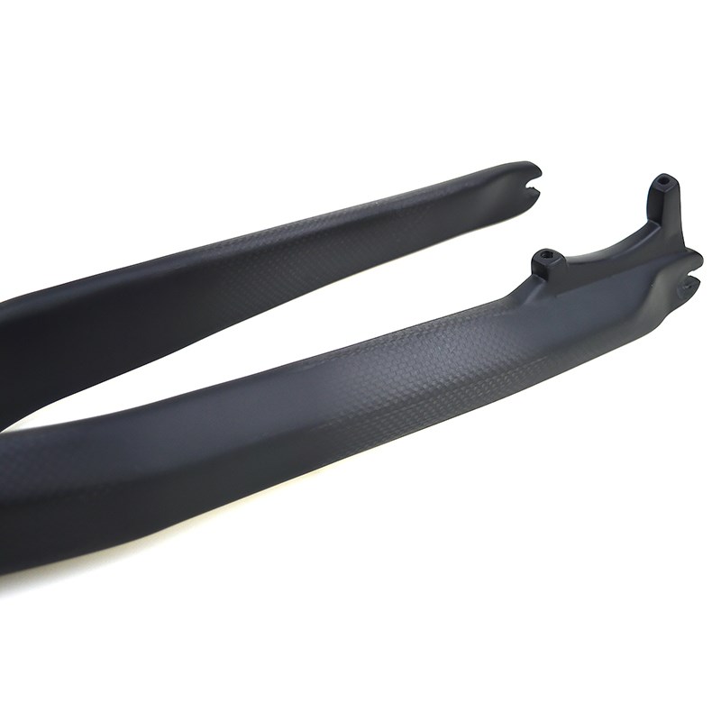 新款!无标碳纤维自行车前叉硬叉攀爬车D前叉28.6街攀前叉20寸24寸