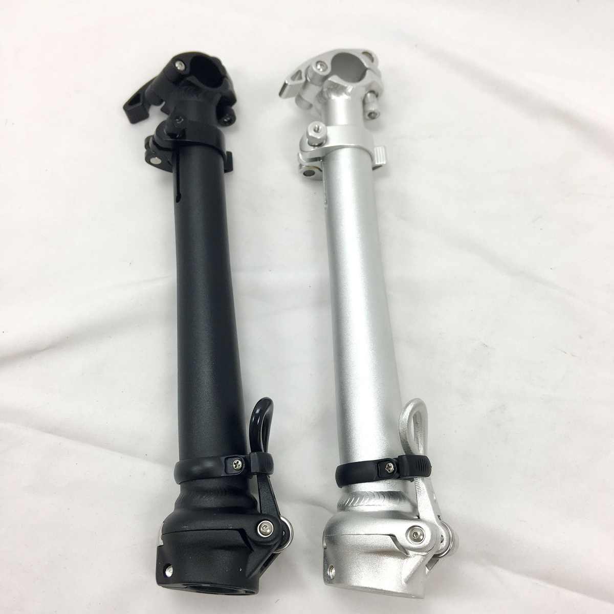 412米洛管双节折管折叠立车管p8头自行车可快内拆电动伸缩风行竖