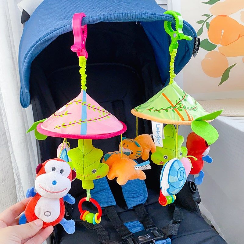 新生儿推车挂件摇铃婴儿车风铃宝宝车载床铃安抚玩偶安全座椅玩具,玩具/童车/益智/积木/模型,床铃/床挂,淘宝优惠券,粉丝福利购,淘宝优惠卷