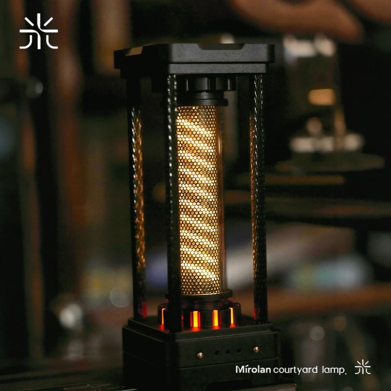 桌面氛围灯小夜灯新款氚管蓝牙音乐拾音节奏电脑摆件卧室床头灯