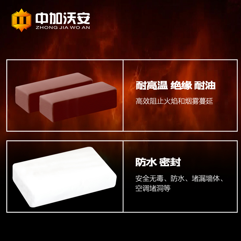 堵空调洞神器墙洞堵洞密封胶泥防水防老鼠墙壁孔白色封防火泥堵料