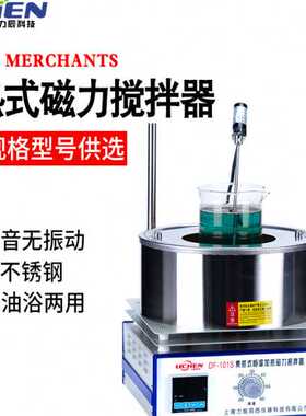 实验室集热式磁力搅拌器DF-101S恒温水浴锅油浴锅电磁集热式加热