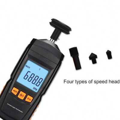 GM8906接触式数字转速表汽车工业电机转速测量仪Tachometer