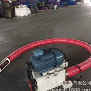 8-30米软管上料机 石灰石粉提升机 中驱牛筋软管抽沙机