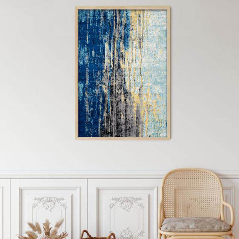 大芬村手绘玄关装饰画抽象立体手工油画厚肌理画客厅大幅落地画