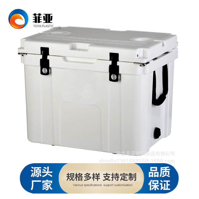 amazon供应55升滚塑可选配轮子多规格保冷野营车载保温箱