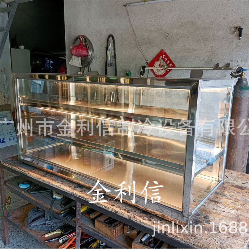 桌上型新款直角酥饼汉堡电热热酥柜榴莲披萨菠萝包保酥展示柜