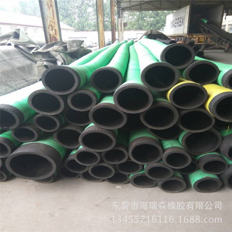 优质耐磨喷砂管吸排泥沙 输送砂石料 高耐磨橡胶钢丝软管