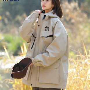 春秋日系机能工装 男女情侣户外防风多口袋夹克外套 冲锋衣2025新款