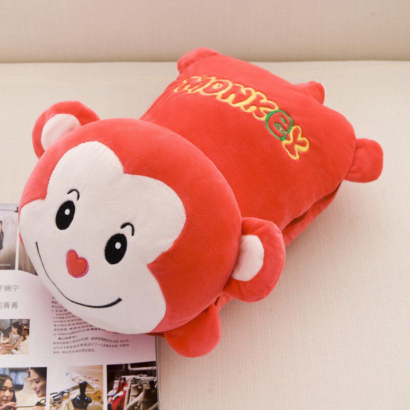 厂家供应趴款抱枕被子二合一空调被两用枕头汽车靠垫毯子礼品LOGO