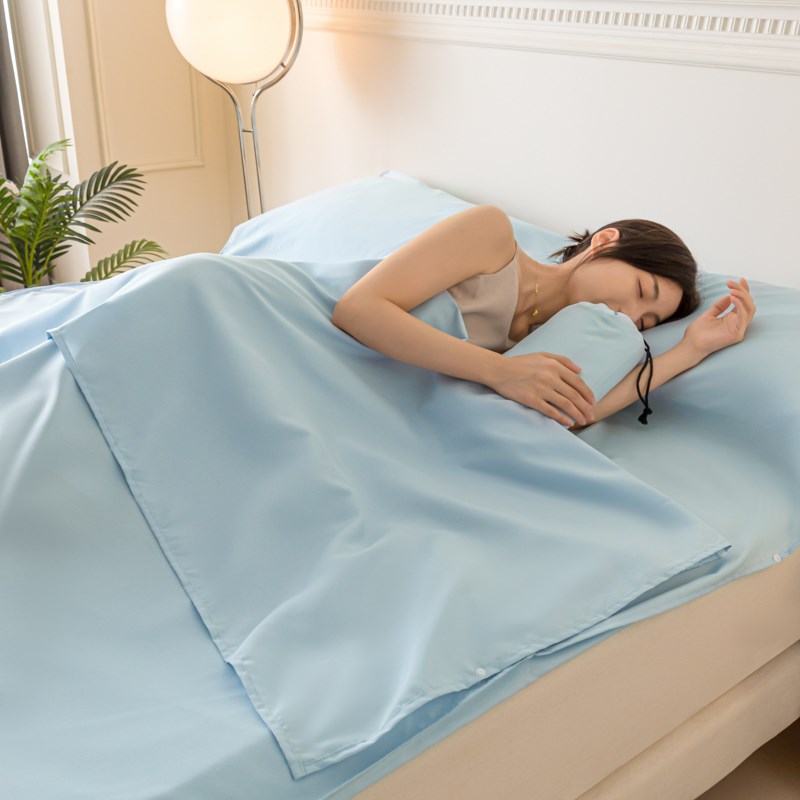 纯色水洗棉隔脏睡袋双人单人旅行睡袋床单被罩旅游酒店出差便携式