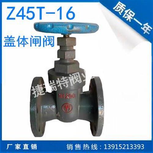 Z45T-16铜芯铸铁闸阀暗杆法兰硬密封闸阀DN25 32 40 80 50 65 200