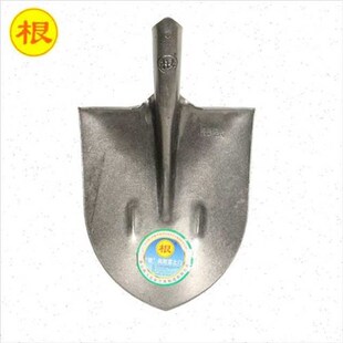 牌尖型尖铲铁锨铁锹头园林农用防汛抗洪全抛光淬火银白1号(5个