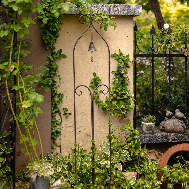 欧式铁艺爬藤架花架月季铁线莲植物花支架蔷薇园艺支撑杆户外庭院