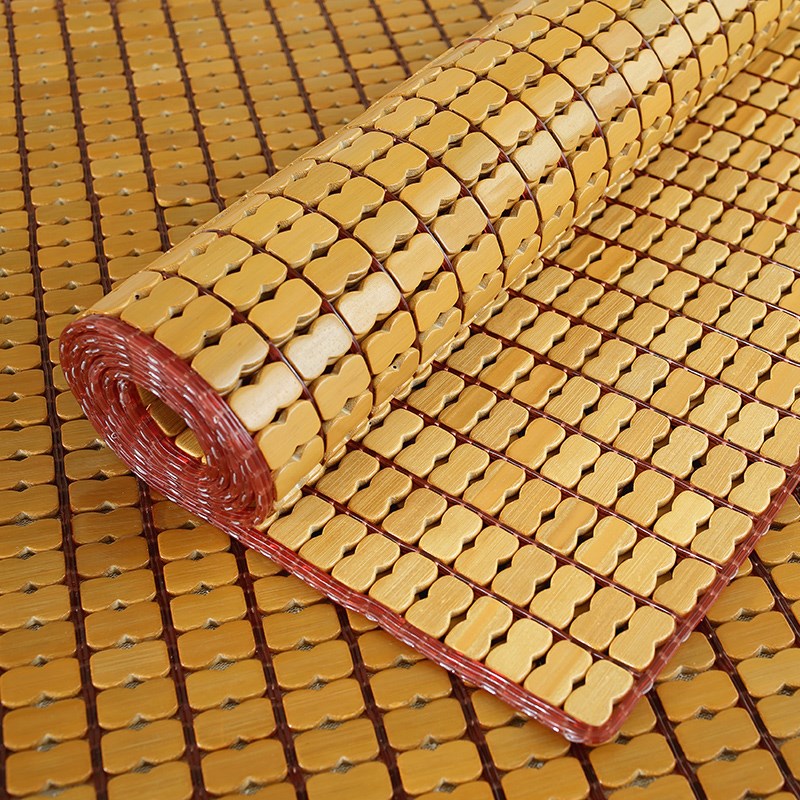 新款凉席竹席麻将席竹片单人麻将凉席夏季席子宿舍家用可折叠1.8