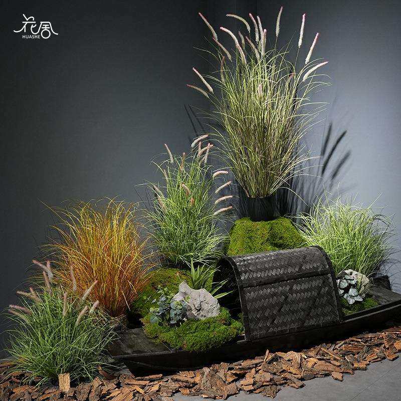 仿真绿植狗尾巴草假芦苇草落地盆栽装饰盆景室内客厅植物造景摆件,鲜花速递/花卉仿真/绿植园艺,割草机/草坪机,淘宝优惠券,粉丝福利购,淘宝优惠卷