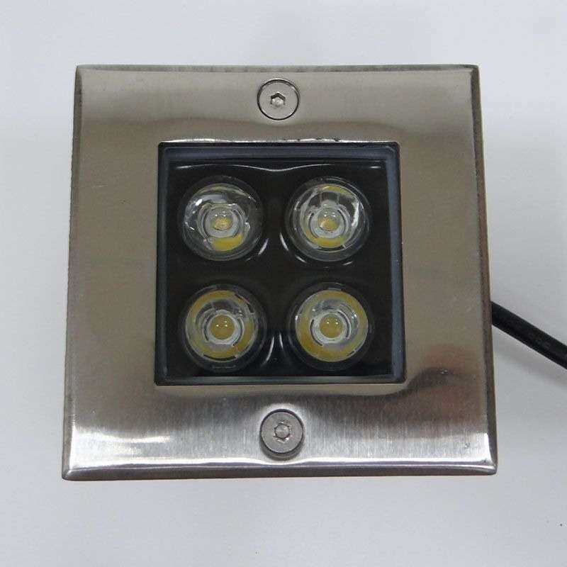 14年源头工厂方形LED地埋灯4W9W12W24W36W 广场防水不锈钢地埋灯