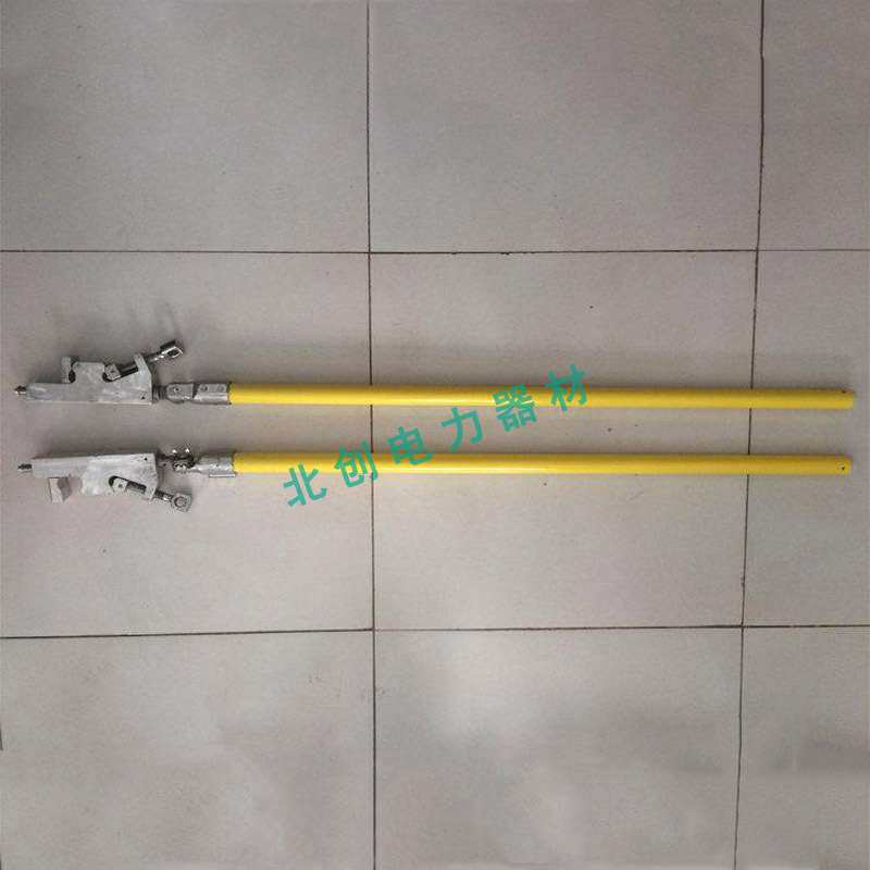 断接引线工具固线杆10KV临时搭头固线杆带电作业1.2米绝缘头锁杆