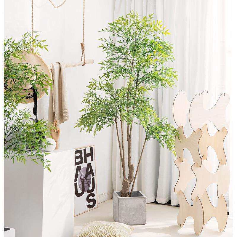 仿真南天竹落地盆栽新中式酒店餐馆布景仿真植物仿真花树绿植,电子元器件市场,其它元器件,淘宝优惠券,粉丝福利购,淘宝优惠卷