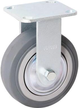 脚轮 5寸重型人造胶定向轮优冠脚轮静音轮厂家直销TPR轮橡胶轮子