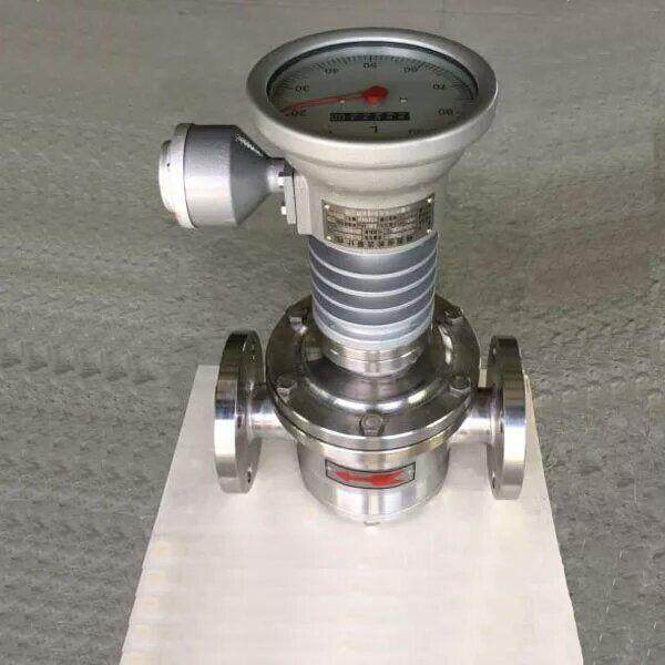 304不锈钢椭圆齿轮流量计柴油机油润滑油沥青高粘度LC-50