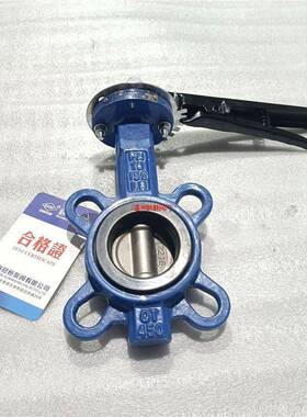 不锈钢316软对/316L/D71X10板夹手动蝶阀16Q密封