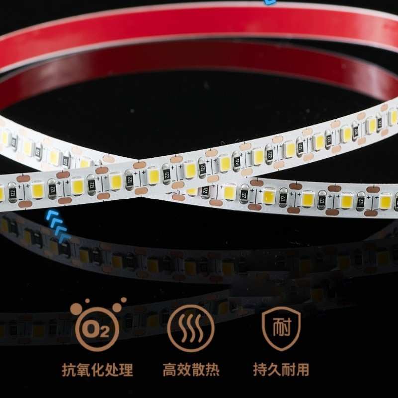 灯带led灯条一灯一剪2835贴片线型灯橱柜5MM12V24V高亮led灯带