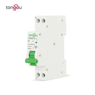 A型漏电保护器空气开关断路器1P+N剩余电流动作断路器40A跨境RCBO