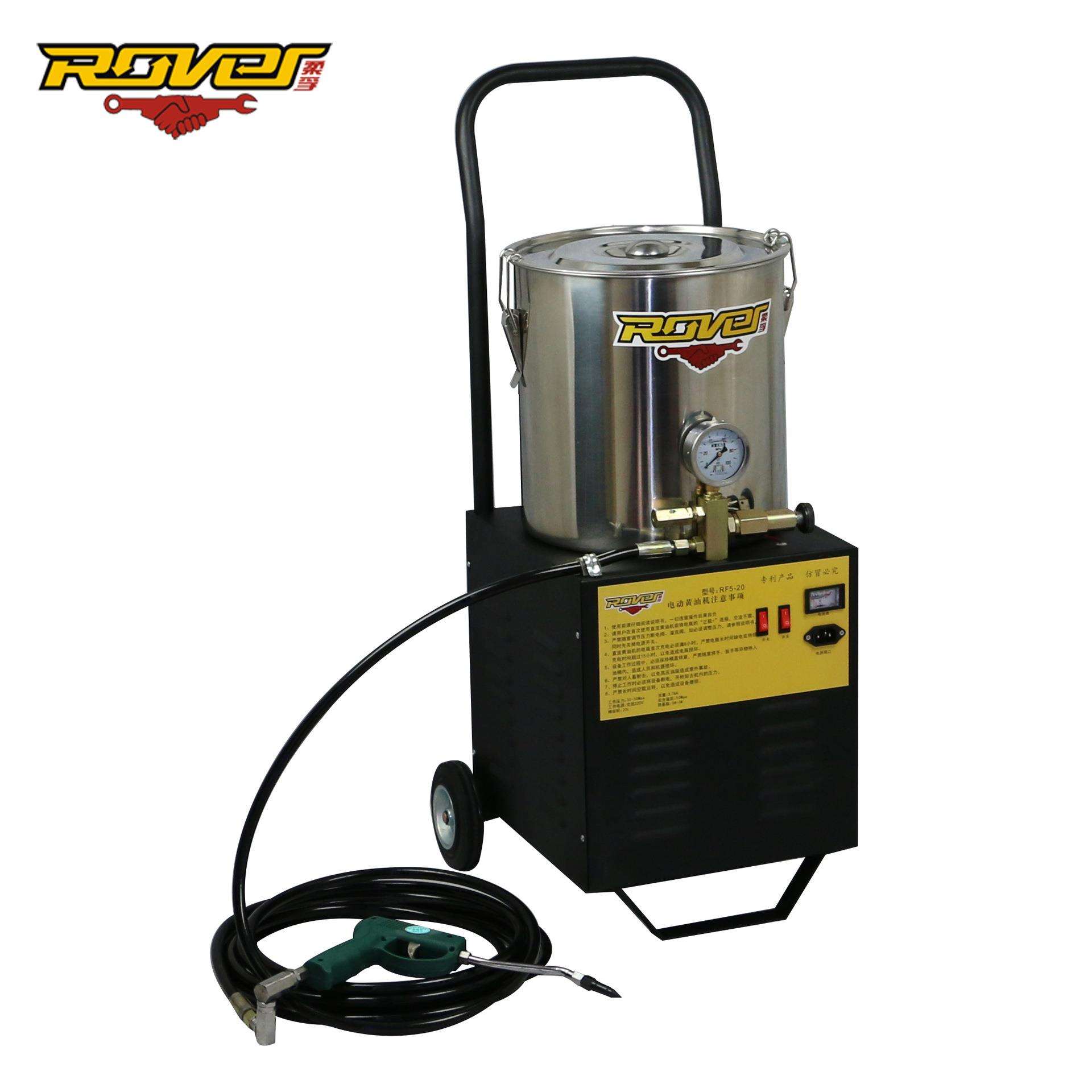 48v电动黄油机rf5-20高压注油器打黄油机电动加热油泵