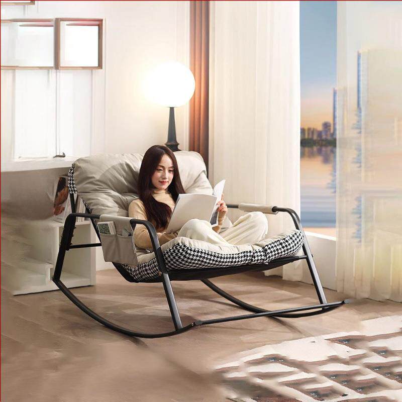 懒人沙发阳台躺卧摇椅单人网红款休闲解压躺椅成人可睡可躺摇摇椅
