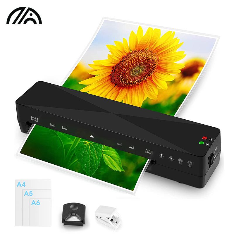 跨境迷你照片塑封机 办公用覆膜机相片过胶机小型过塑机A4塑封机