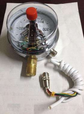 电接点耐震真空表雷尔达仪表YNXC100 -0.1-0MPA 30VA 东亚