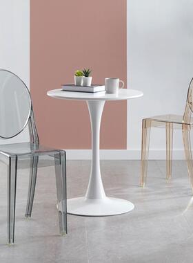 北欧PC设计透明塑料餐椅现代简约椅子家用靠背凳子魔鬼椅书桌椅