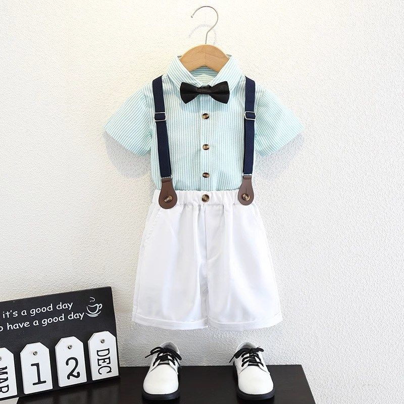 儿童背带裤套装男童花童礼服夏季英伦短袖衬衫小主持人男孩演出服,童装/婴儿装/亲子装,西服/小西装,淘宝优惠券,粉丝福利购,淘宝优惠卷