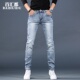 牛仔裤 直筒男款 男高档男士 冬季 弹力休闲裤 子高街潮流长裤 男裤