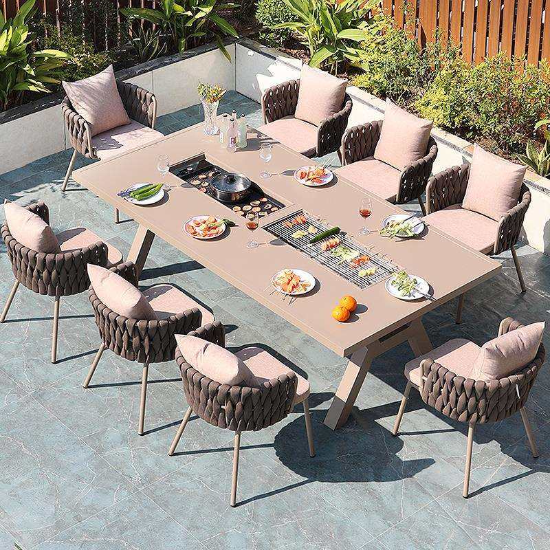 户外烧烤桌室外庭院桌椅别墅休闲桌椅围炉煮茶烧烤炉露台阳台桌椅,鲜花速递/花卉仿真/绿植园艺,割草机/草坪机,淘宝优惠券,粉丝福利购,淘宝优惠卷