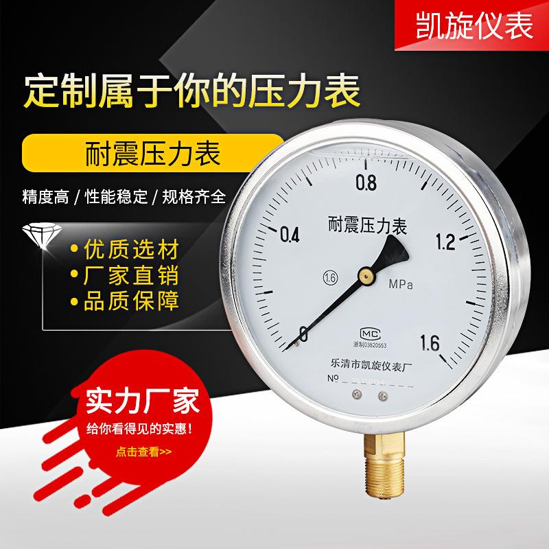 厂家供应YN150充油抗震压力表 气压油压水压真空负压表