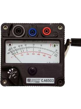 法国CA CHAUVIN ARNOUX模拟绝缘电阻仪CA6503手摇绝缘表