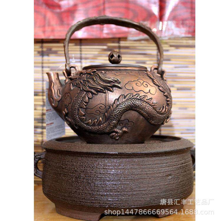 可定各种青铜器 复古青铜器击打乐器 圆形双层编钟铸铁壶厂家
