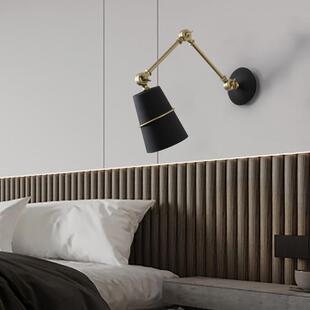 北欧创意壁灯可调节伸缩咖啡厅个性餐厅艺术灯卧室设计师床头灯