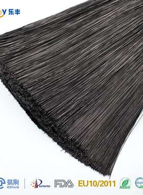 黑色PA66圆形直丝 0.20x1220mm