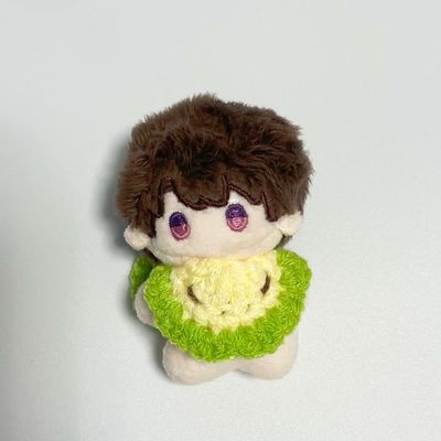 5cm娃衣新款棉花娃娃钩织苹果迷你小鼻噶手工围兜口水巾可爱围嘴