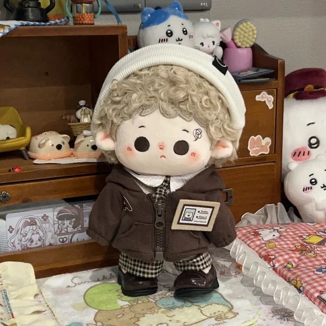 20cm娃衣棉花娃娃套装外出衣服帅气可爱便宜包邮无属性替换装