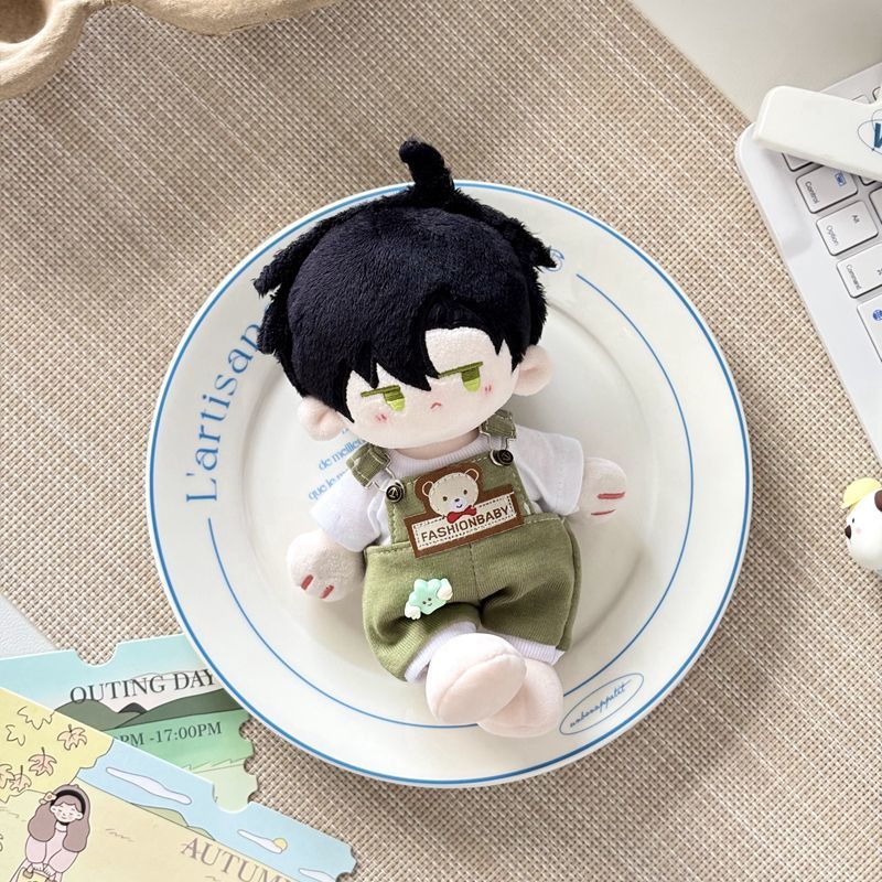 15cm娃衣捶锤体初夏游园站姿棉花娃娃正常体海星体公仔换装衣套装