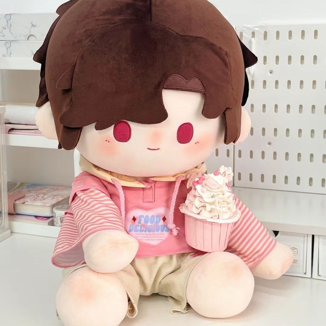 40cm娃衣40CM棉花娃娃粉色复古风一番赏体公仔外出套装便宜替换装