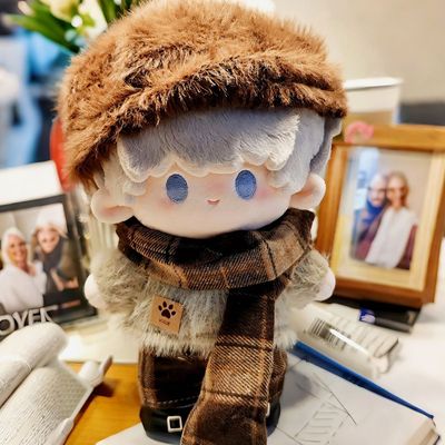 20cm娃衣冬装10厘米棉花娃服毛绒公仔可爱玩偶套装换装高颜值