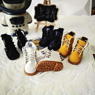 20cm 休闲娃娃配件 马丁靴棉花娃娃 高品质 6分bjd 高颜值 娃鞋