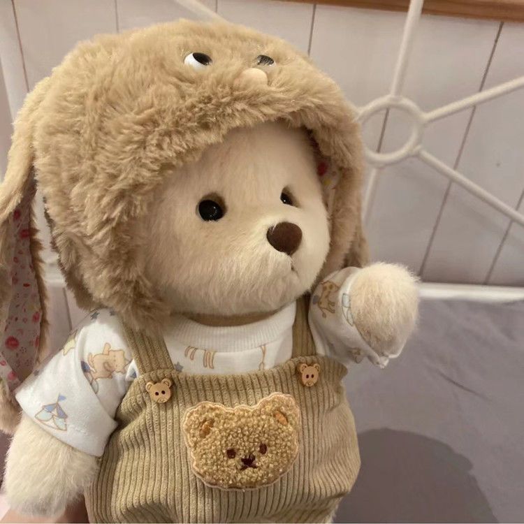 30cm娃衣莉娜熊中号玩偶衣服着替丽娜熊衣服棕兔套装便宜可爱