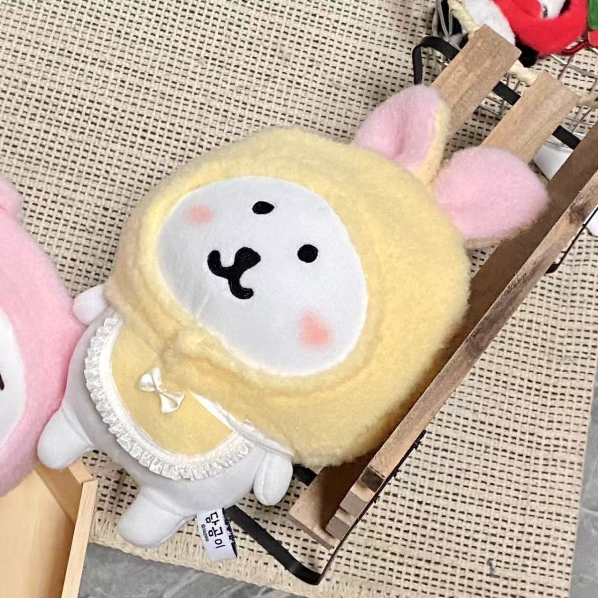 自嘲熊娃衣20厘米13cm头套衣服可爱小八乌萨奇挂件换装围兜着替